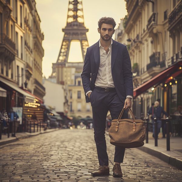 Sacoche parisienne - l'élégance au masculin